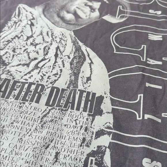 The Notorious B.I.G. Band Tee Distressed size small - Picture 3 of 8